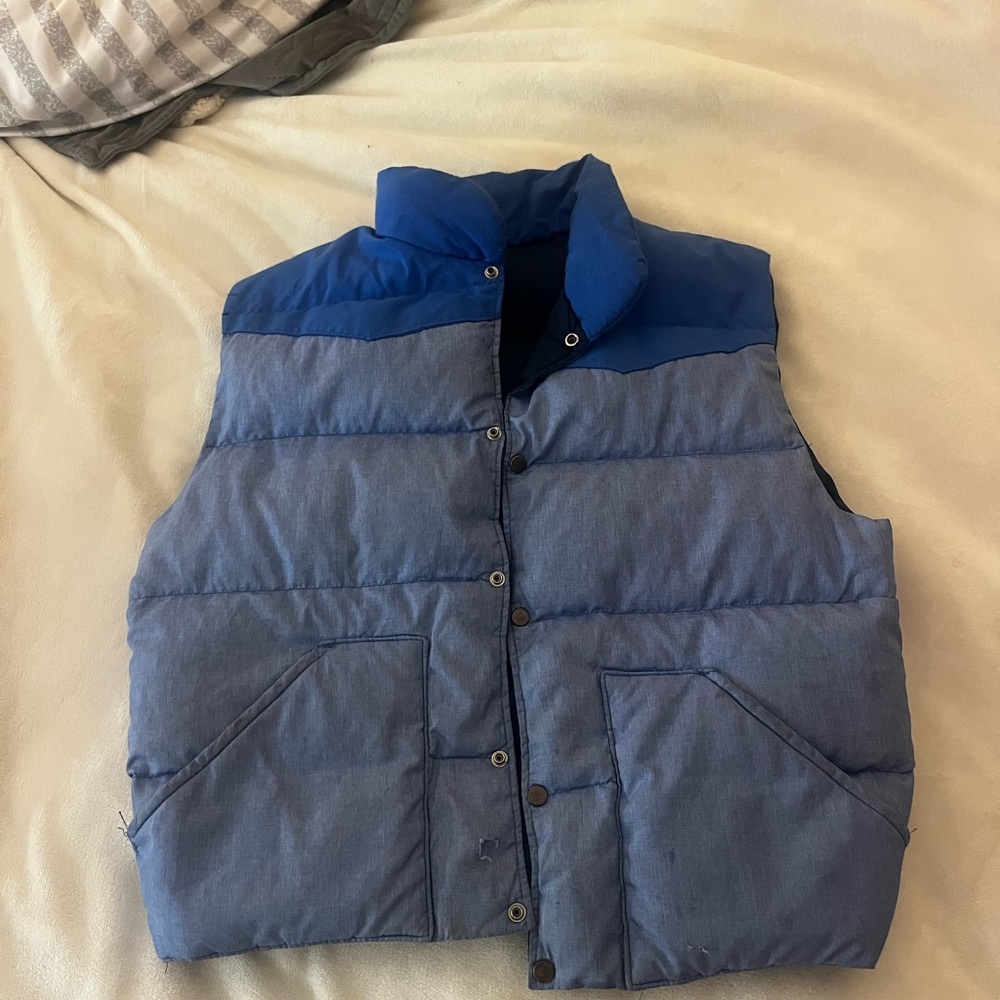Blue Puffer Vest